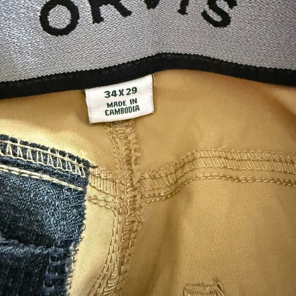 Orvis Stretch Outdoor Water Repellent Tech Pants 34x29 - Picture 3 of 7